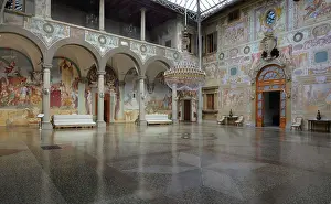 Exploits: Courtyard, Villa La Petraia, Florence, Tuscany, Italy