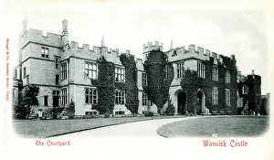 Warks: The Courtyard, Warwick Castle, Warwickshire