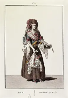 Mantilla: Couturier. Image belonging to the serie Collection