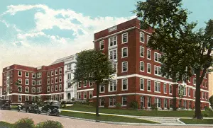 Curb: Couzens Hall at University. Ann Arbor