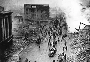 Coventry: Coventry after an air raid, 1941