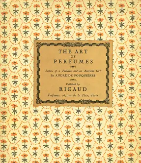 Front Cover: Front cover to The Art of Perfumes, Rigaud, 1915