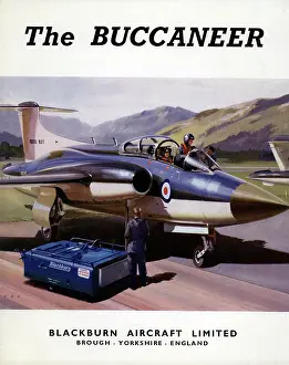 Buccaneer: Cover of brochure for the Blackburn Buccaneer