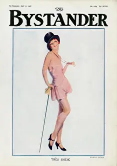 Tres: Front cover of The Bystander 1928