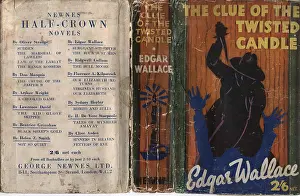 Frightening: Front cover of The Clue of the Twisted Candle by Edgar Walla