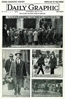 Ninth: Front cover, Daily Graphic, General Strike Emergency Edition