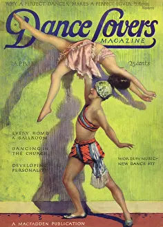 Inez: Cover of Dance magazine, April 1924