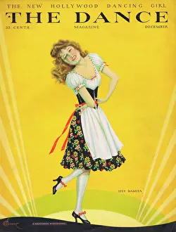 Damita: Cover of Dance Magazine, December 1929