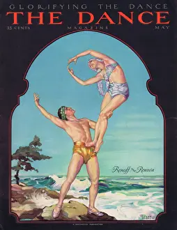 Adagio: Cover of Dance Magazine, May 1928, featuring the
