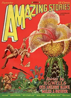 Breuer: Cover design, Amazing Stories