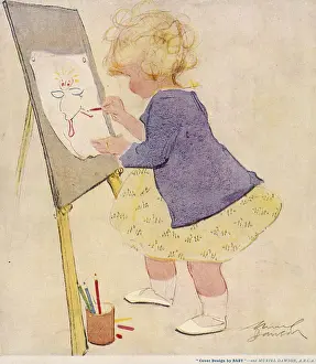 Easel: Cover Design by Baby by Muriel Dawson