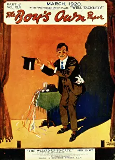 Magician: Cover design, The Boy's Own Paper