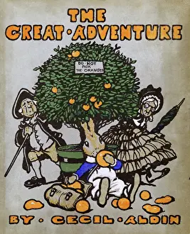Satchel: Cover design by Cecil Aldin, The Great Adventure