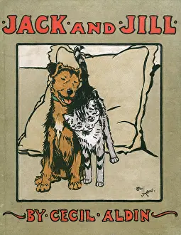 Dogs: Cover design by Cecil Aldin, Jack and Jill