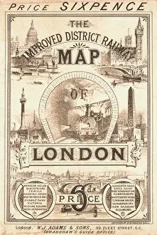 Cleopatra: Cover design for district railway map of London