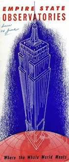 Leaflet: Cover design, Empire State Building Observatories