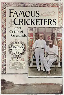 Cricketers: Cover design, Famous Cricketers and Cricket Grounds, I