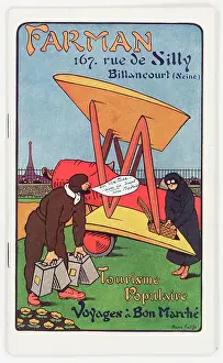 Economical: Cover design, Farman aviation brochure