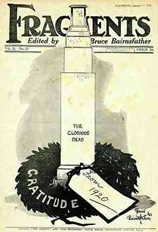Edited: Cover design, Fragments magazine, Cenotaph Monument