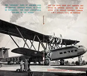Runway: Cover design, Imperial Airways