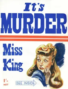 Shilling: Cover design, It's Murder Miss King