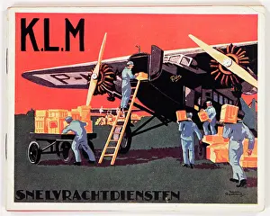 Cover design, KLM brochure