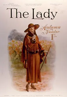 Trimming: Cover design, The Lady magazine