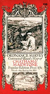 Chatham: Cover design for map of Chatham and Maidstone