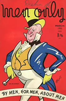 Eyeglass: Cover design, Men Only, Mr Micawber