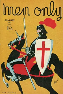 Grail: Cover design, Men Only, Sir Galahad