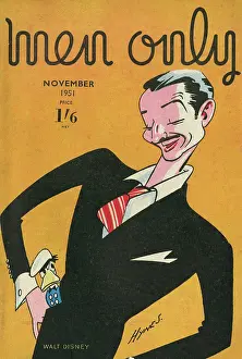 Cover design, Men Only, Walt Disney