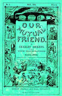 Shilling: Cover design, Our Mutual Friend by Charles Dickens