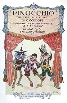 Folkard: Cover design, Pinocchio