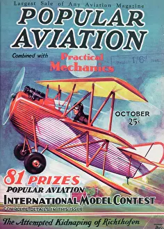Cover design, Popular Aviation Magazine