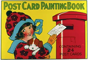 Posting: Cover design, Post Card Painting Book