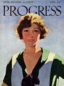 Lever: Cover design, Progress, April 1926