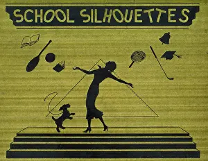 Fayetteville: Cover design, School Silhouettes