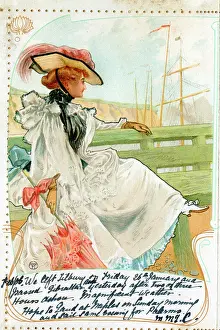 Menu: Cover design, ship's menu