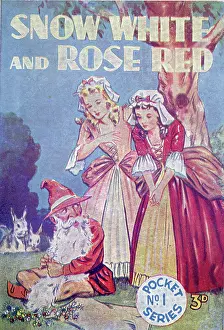 Threepence: Cover design, Snow White and Rose Red