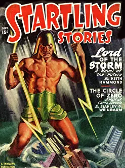 Startling: Cover design, Startling Stories