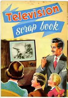 Broadcasting: Cover design, Television Scrap Book