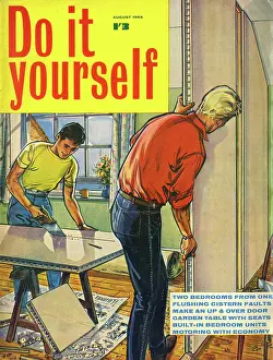 Sawing: Cover design, Do it yourself, August 1964
