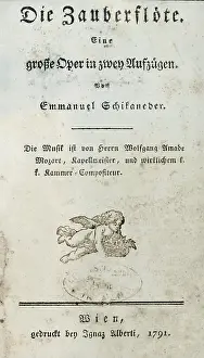 Schikaneder: Cover Die Zauberflote