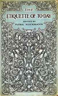 Etiquette: Front cover of The Etiquette of To-day