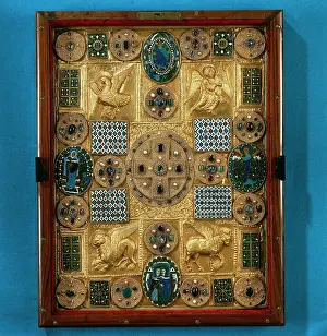 Lombardo: Cover of Evangeliary, work in