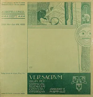 Sacrum: Cover by Gustav Klimt for Ver Sacrum