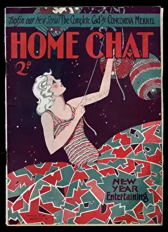 Twopence: Cover of Home Chat Magazine