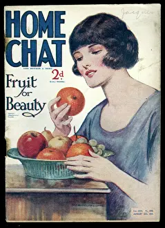 Twopence: Cover of Home Chat Magazine