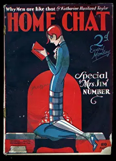 Twopence: Cover of Home Chat Magazine