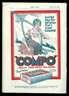 Washday: Back cover of Home Chat Magazine